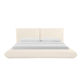 Romp Cream 100% Recycled Linen UK Super King Bed