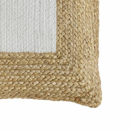 Blank Mind White Square Accent Pillow