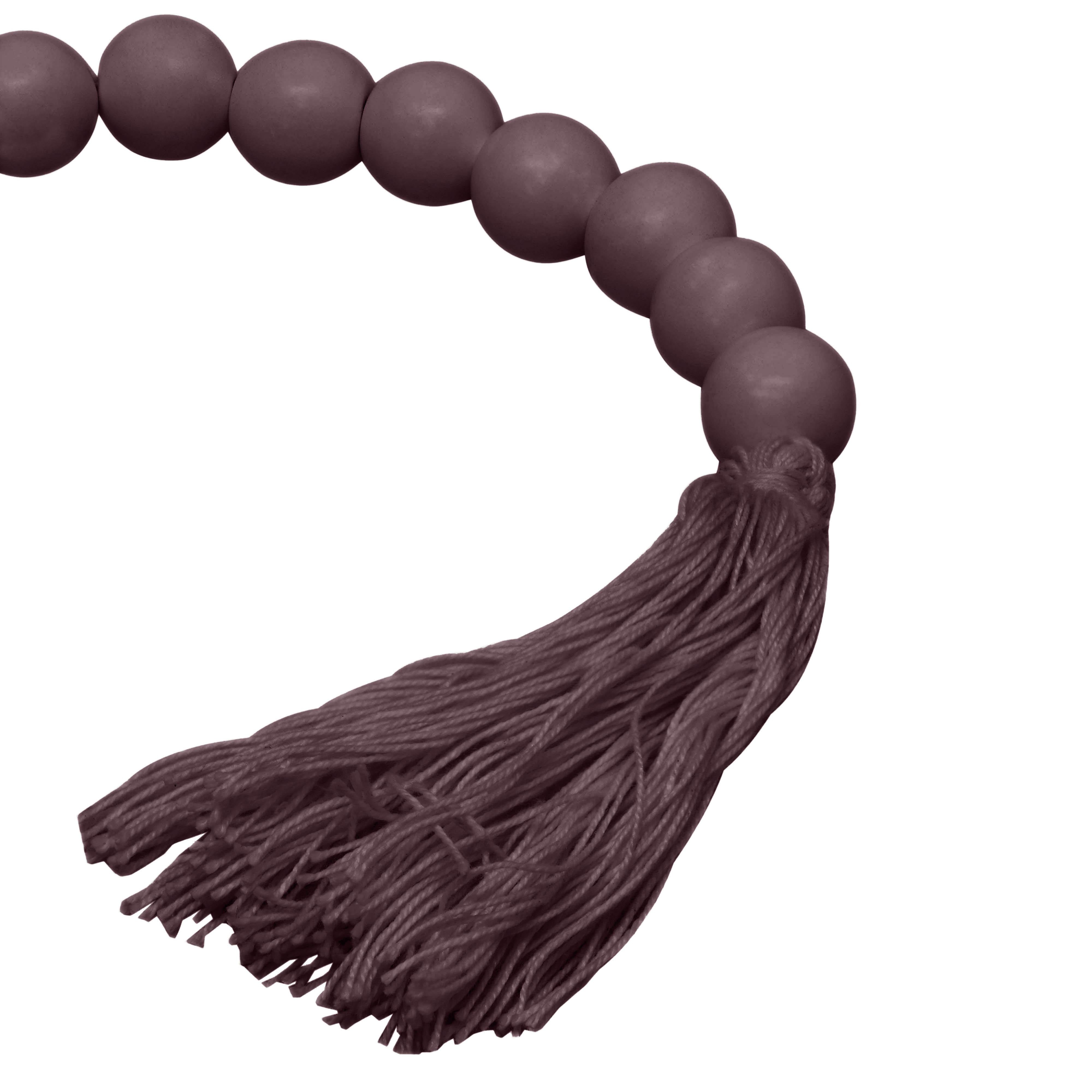 Harrison Merlot Wooden Candlestick