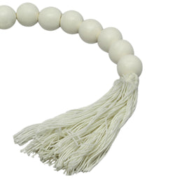 Harrison Cream Wooden Candlestick