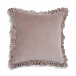 Alessia Distressed Pink Velvet Pillow