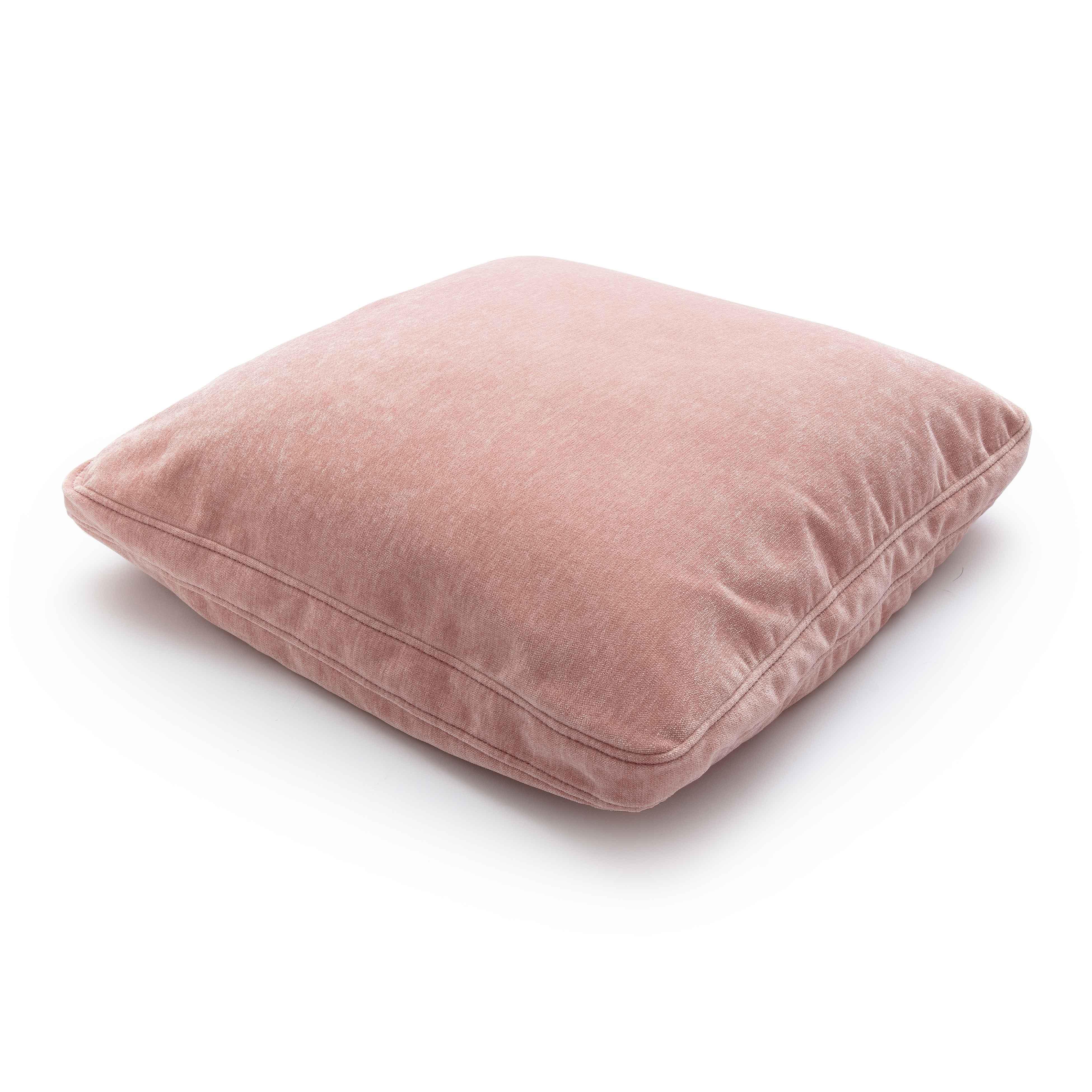 Tipsy Rose Upcycled Chenille 20" x 20" Square Floppy Pillow