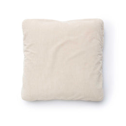 Tipsy Taupe Upcycled Chenille 20" x 20" Square Floppy Pillow
