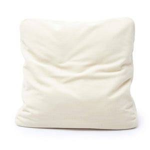 Tipsy Cream Chenille 24" x 24" Square Floppy Pillow