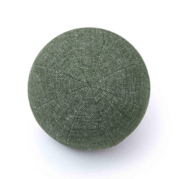 Boba Forest Green Textured Basketweave 14" Pillow