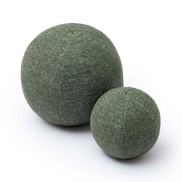 Boba Forest Green Textured Basketweave 14" Pillow
