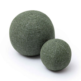 Boba Forest Green Textured Basketweave 9" Pillow
