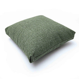 Malolo Green Basketweave 16" Square Vegan-Down Pillow - COVER