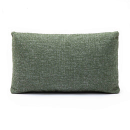Malolo Green Basketweave 20”x12" Rectangular Vegan-Down Pillow - COVER