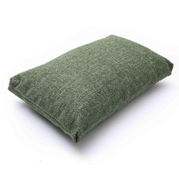 Malolo Green Basketweave 20”x12" Rectangular Vegan-Down Pillow - COVER
