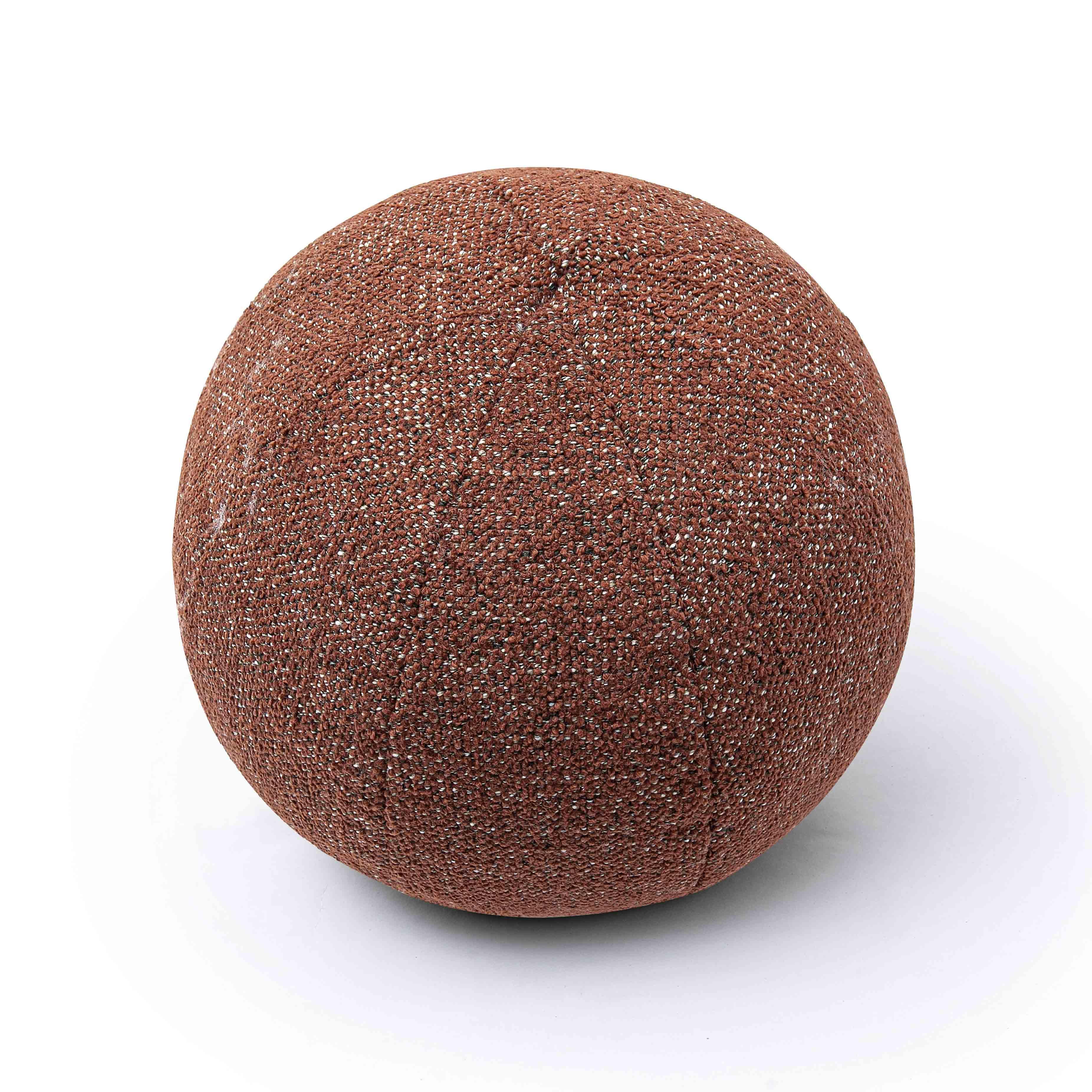 Boba Red Sedona Textured Basketweave 9" Pillow