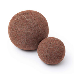 Boba Red Sedona Textured Basketweave 9" Pillow