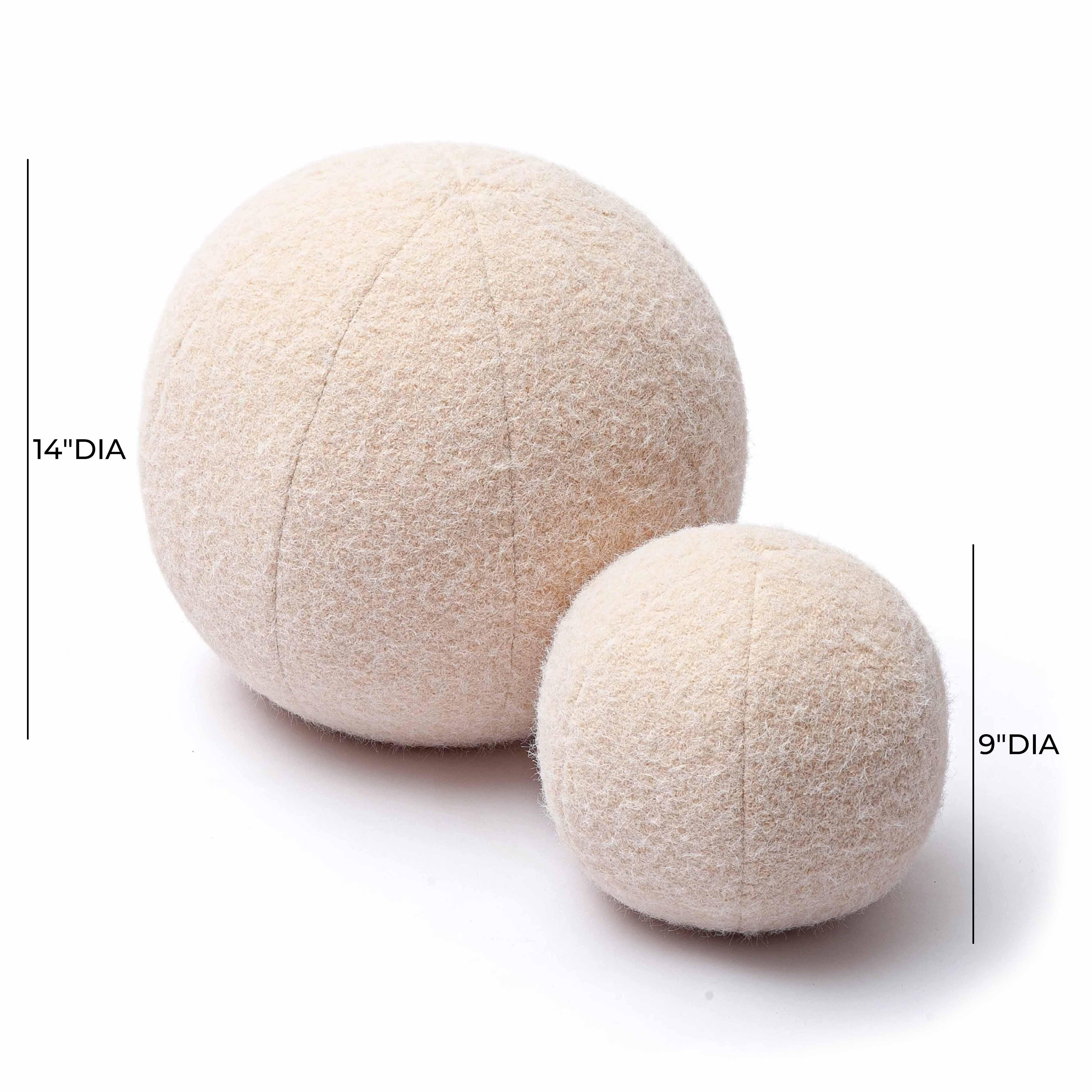 Boba Rose-Tan Long Mohair 14" Pillow
