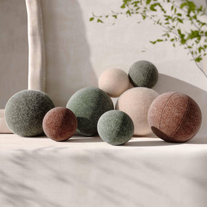 Boba Rose-Tan Long Mohair 9" Pillow