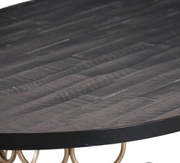 Valentina Brass Round Dining Table - UK
