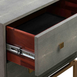 Pesce Shagreen Nightstand - UK