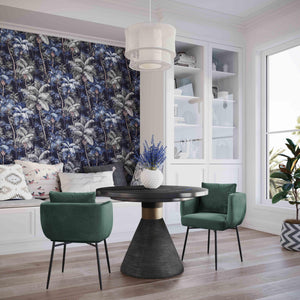 Rishi Black Rope Round Table - UK