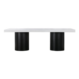 Nova White Lacquer Dining Table