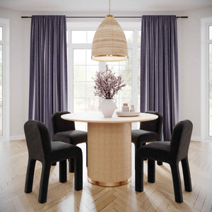 Akiba 47" Round Dining Table - UK