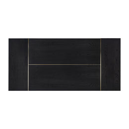 Shiloh Black Ash Rectangular Dining Table
