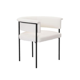 Taylor Cream Performance Linen Dining Chair