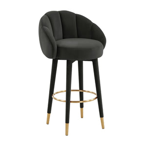 Myla Black Swivel Bar Stool - UK