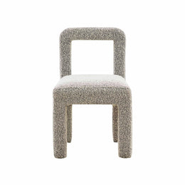 Hazel Grey Boucle Dining Chair - UK