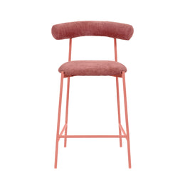 Liliana Mauve Performance Velvet Counter Stool