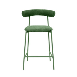 Liliana Forest Green Performance Velvet Counter Stool