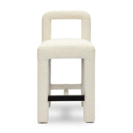 Hazel Cream Boucle Counter Stool