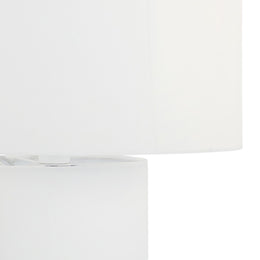 Cleopatra Cream Linen Floor Lamp