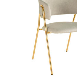 Lara Cream Dining Chair by Inspire Me! Home Decor - Set of 2