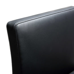 Parma Black Stainless Steel Counter Stool - Set of 2 - UK