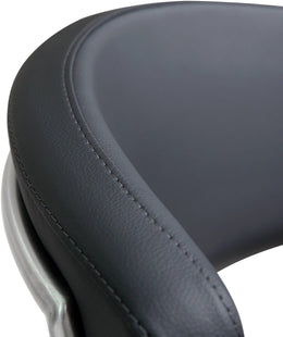 Cosmo Black Stainless Steel Barstool - UK