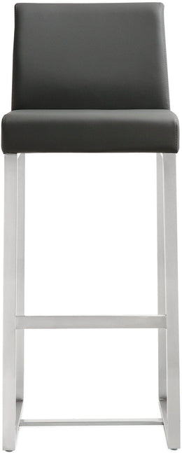 Denmark Grey Stainless Steel Barstool - Set of 2 - UK