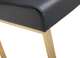 Denmark Black Gold Steel Counter Stool - Set of 2 - UK