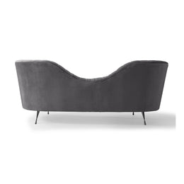 Eva Grey Velvet Sofa