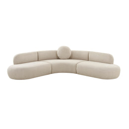 Broohah Beige Linen Sectional - UK