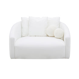 Hanim Cream Performance Fabric Daybed