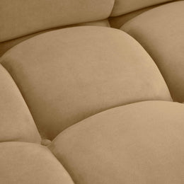 Calliope Cafe Au Lait Performance Velvet 4-piece Modular Sectional
