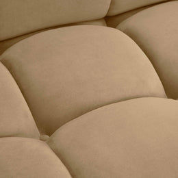 Calliope Cafe Au Lait Performance Velvet 6-piece Modular U-Sectional