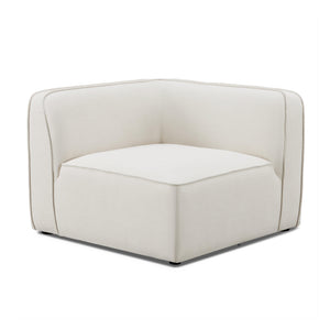 Travie Sand Upcycled Linen Corner Chair