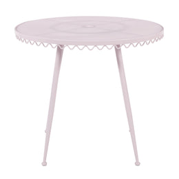 Erica Pink Wrought Iron Outdoor Cafe Table