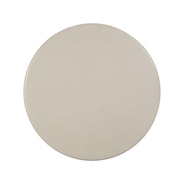 Fern Beige Textured Faux Plaster Concrete Indoor / Outdoor Round Dining Table