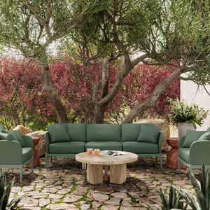 Kapri Moss Green Outdoor Armchair
