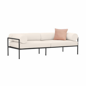 Vera Cream Performance Fabric Outdoor Sofa