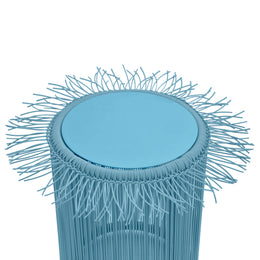 Rafa Blue Outdoor Side Table