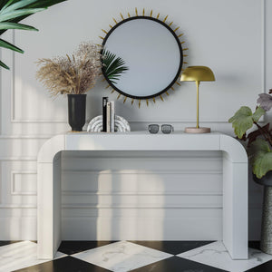 Hump White Console Table - UK