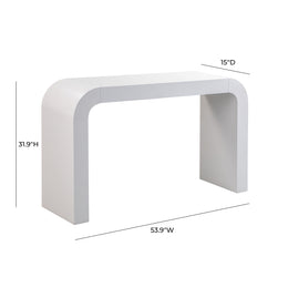Hump White Console Table - UK