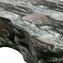 Slab Grey/Blush Faux Marble Coffee Table - UK